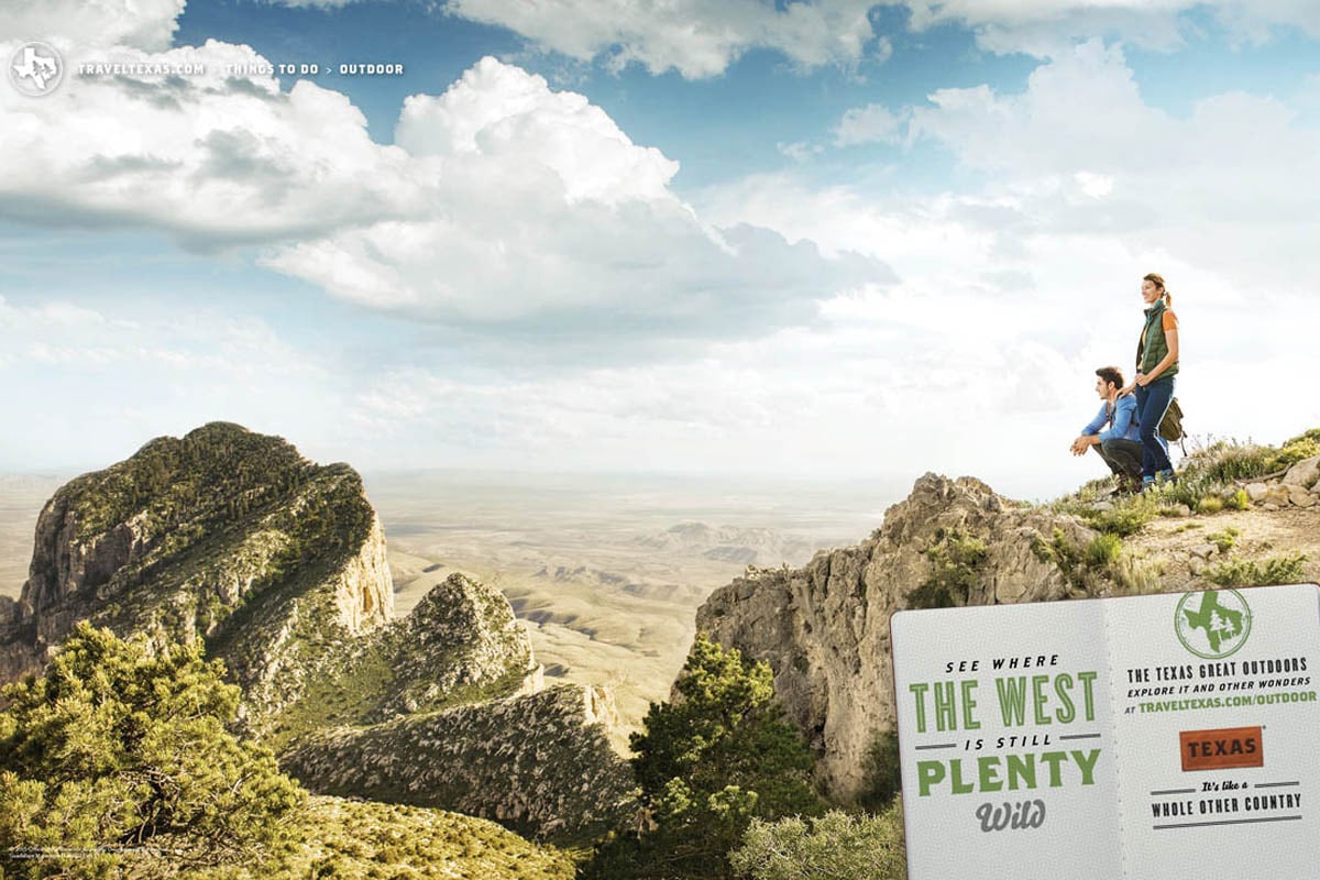 Texas Tourism Travel Marketing Case Study Texas Outdoor Print Ad