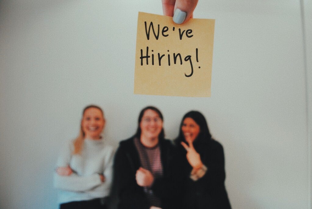 Were Hiring Sticky Note